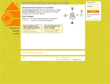 Tablet Screenshot of hausverbrauch.de